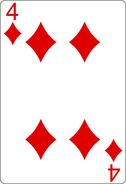 4 of diamonds