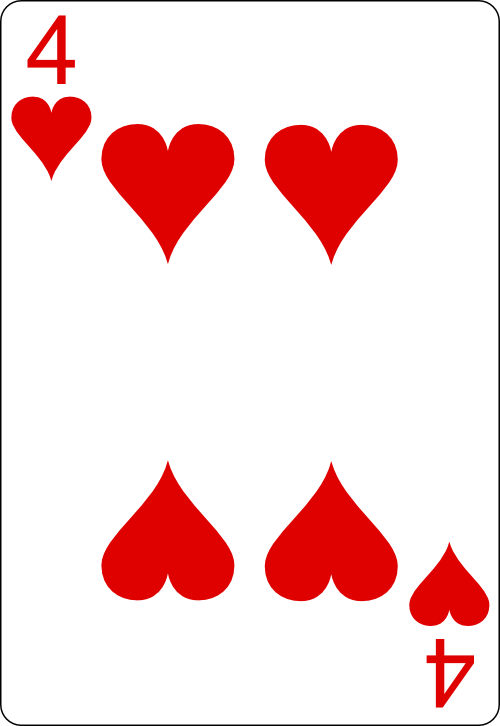 4 of hearts